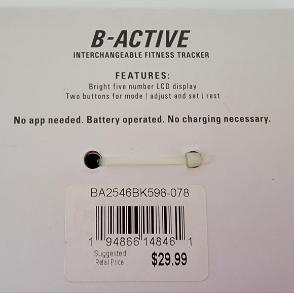 B-ACTIVE Fitness Tracker Set NWT - Picture 2 of 4
